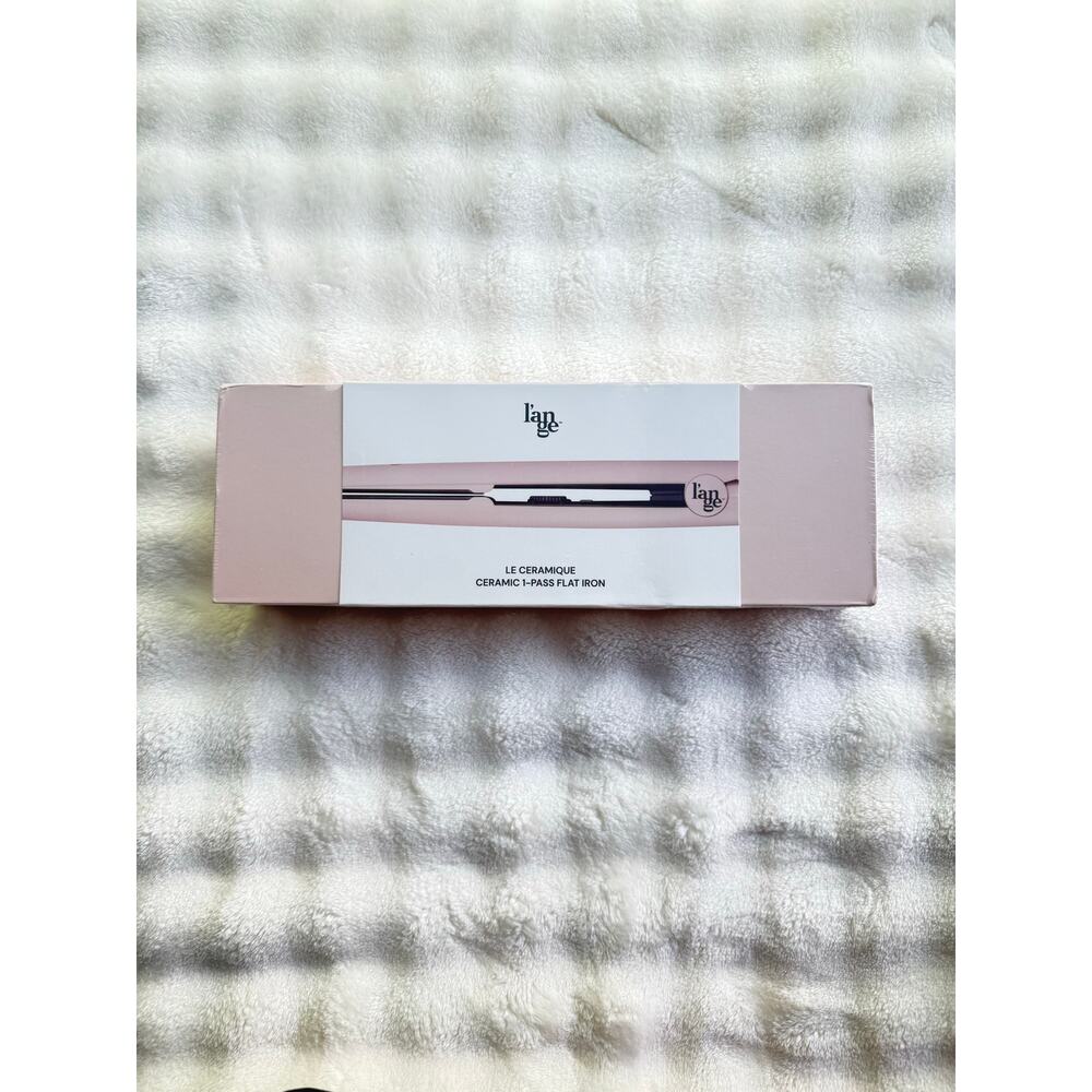L’ange ceramic 1 pass flat iron new sealed in box